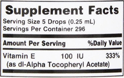 Nature’s Bounty Vitamin E Oil, Supports 30,000IU Vitamin 2.5 fl