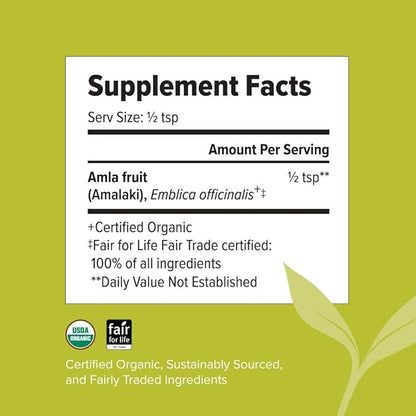 Banyan Botanicals Amalaki Powder – Organic 1/2lb. –