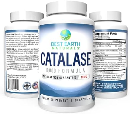 Six Pack of Catalase 10,000 Formula 360 Capsules (180-day Supply)
