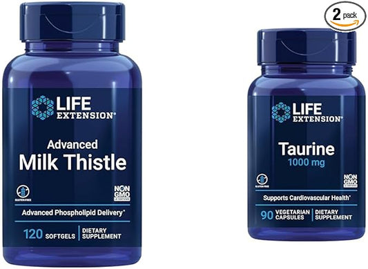 Life Extension Advanced Milk Thistle 120 1000mg 90 90 Capsules