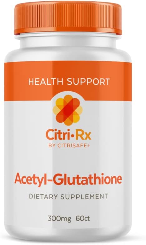 CitriRx Acetyl Glutathione 300mg, 2 2 Months 60 Capsules