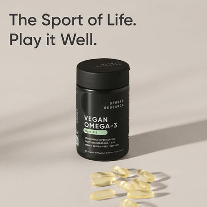 Sports Research Vegan Omega-3 Fish Oil 60 Softgels