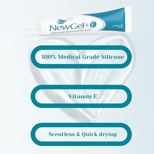NewGel+E Advanced Silicone Scar Treatment Gel (1 oz)