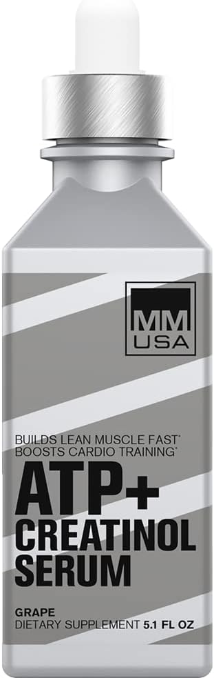 ATP+: Men's Creatine Serum. Maximize Workouts with Enhanced Energy. Boost Muscle, Strength & Recovery. Rich in Amino Acids & Vitamins. With Joint Support. Top Pre-Workout Solution. 5.1 Fl Oz