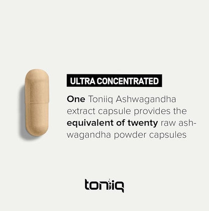 Toniiq 26,000mg 20x Concentrated Extract 10% Withanolides 90 Veggie