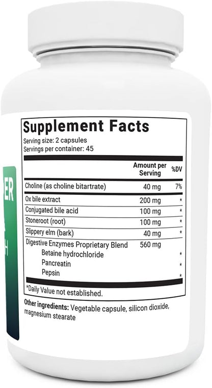 Dr. Berg Gallbladder Formula Extra Strength 45 Day 90 Capsules (3 Pack)