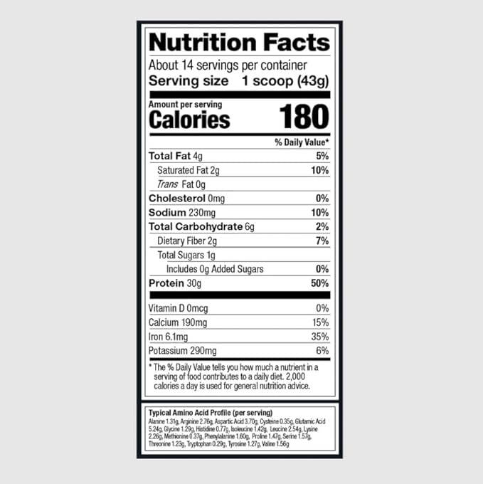Vega Sport Protein Powder, Plant-Based Vegan (14 Servings)