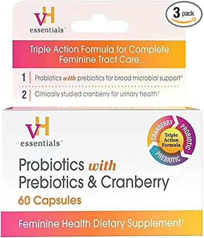 vH essentials Probiotics with Prebiotics and 60 Capsules 3)