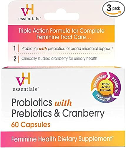 vH essentials Probiotics with Prebiotics and 60 Capsules 3)