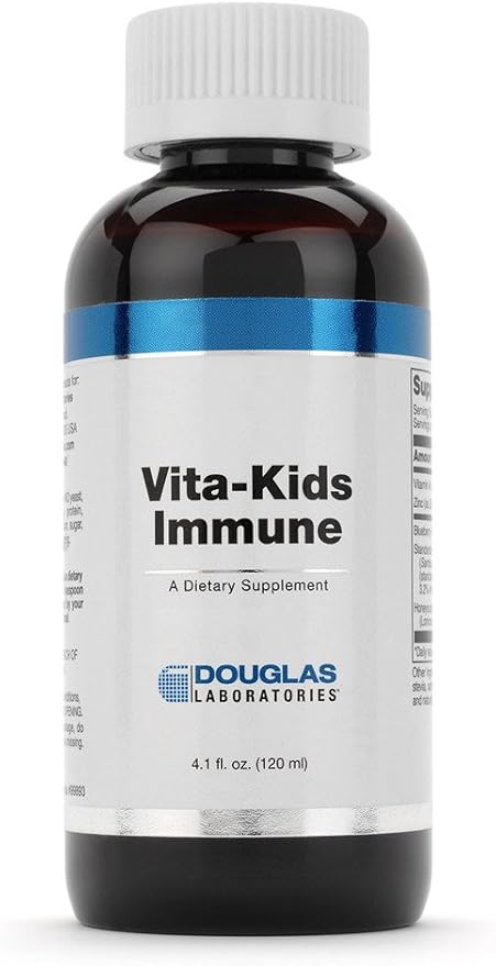 Douglas Laboratories Vita-Kids Immune | Combination of Herbs, Vitamins and Minerals to Support Immune Health | 4.1 fl. oz. | Grape Flavor