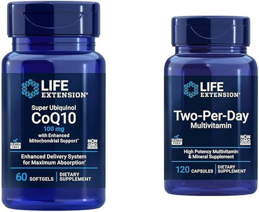 Life Extension Super Ubiquinol CoQ10 60 120 Capsules
