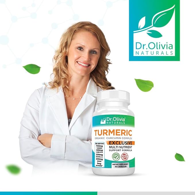 Dr. Olivia's Organic Turmeric Complex 60 Capsules