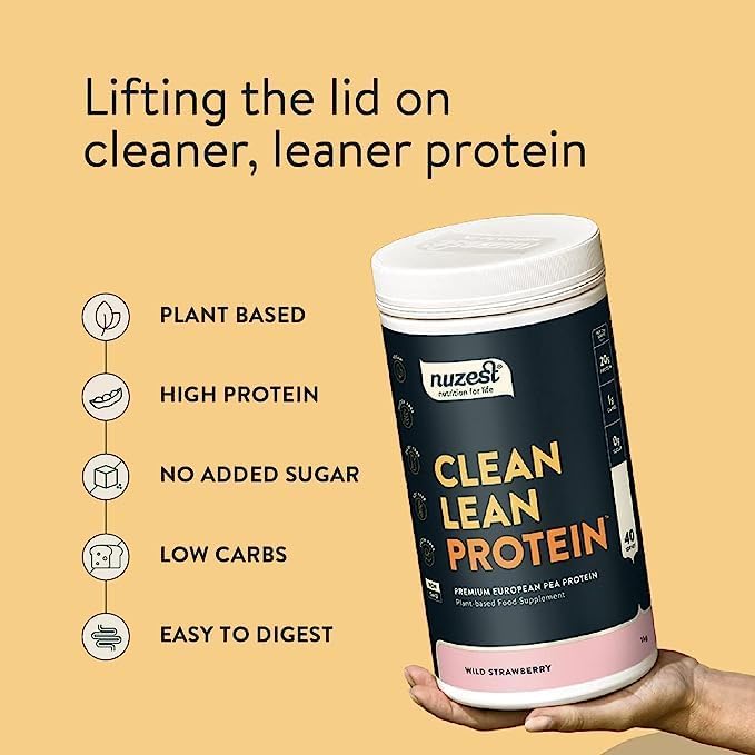 Nuzest - Pea Protein Powder - 40 Servings, 2.2 lb