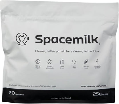 100% Vegan Single Cell Protein Powder, 25g Dairy