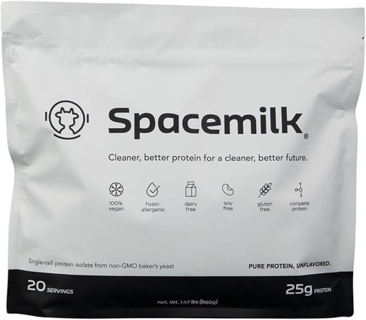 100% Vegan Single Cell Protein Powder, 25g Dairy