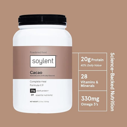 Soylent Complete Nutrition Meal Replacement Protein 39 Essential 36.8oz