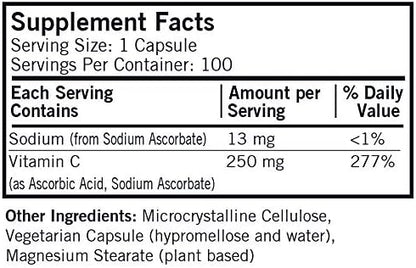 Kirkman Vitamin C 250 mg 100-count