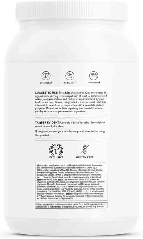 THORNE MediClear-SGS - Foundational Support, Eliminate 34.4 Oz
