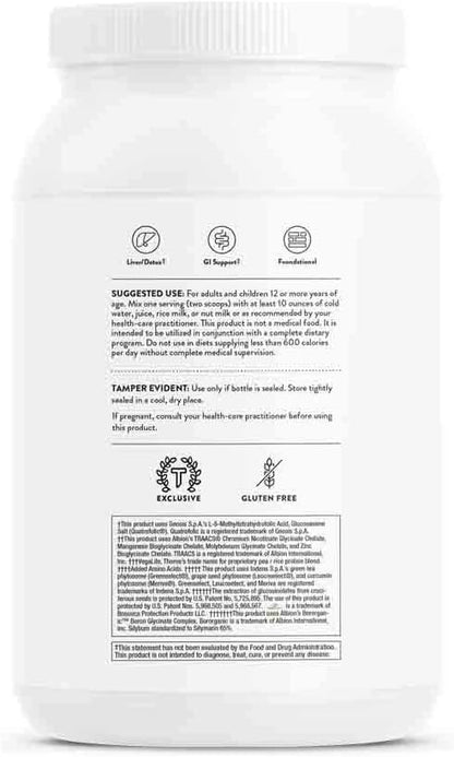 THORNE MediClear-SGS - Foundational Support, Eliminate 34.4 Oz