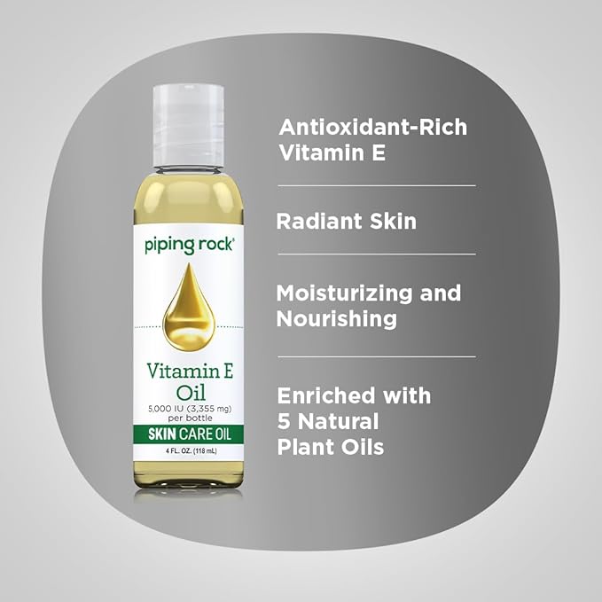 Piping Rock Vitamin E Oil 5000 IU 4 floz