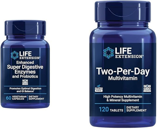 Life Extension 60 Vegetarian Capsule Digestive 120 Tablet