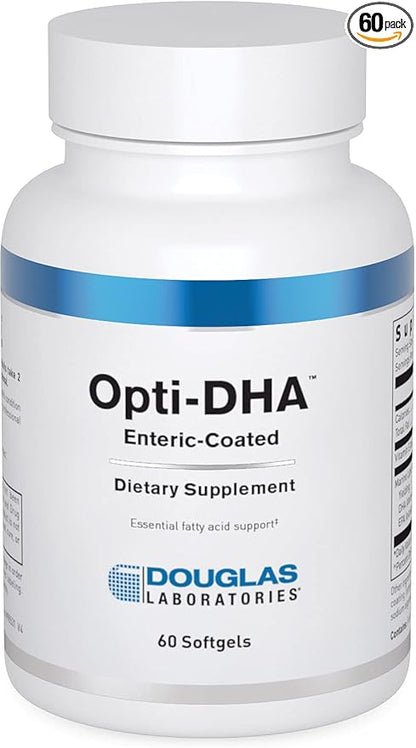 Douglas Laboratories Opti-DHA Enteric-Coated Omega-3 Fatty 60 Capsules
