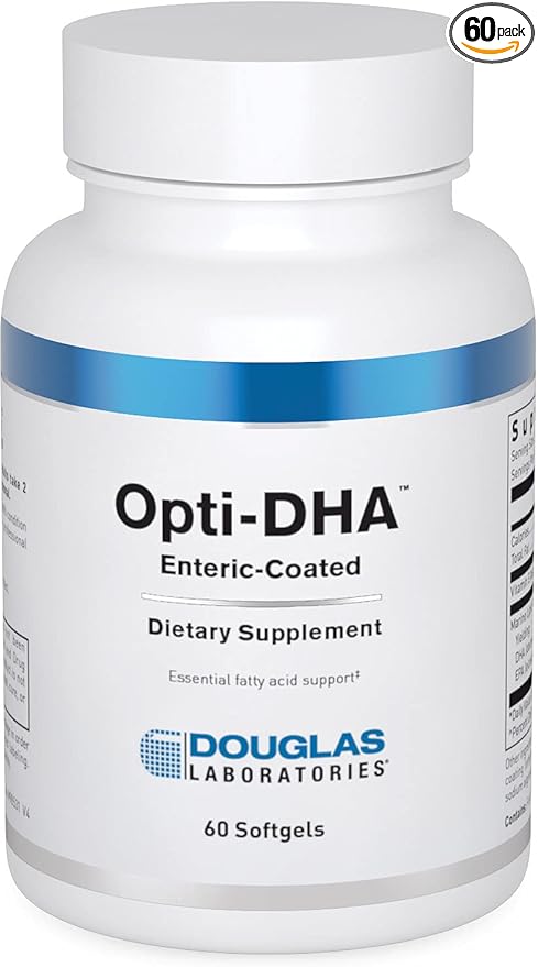 Douglas Laboratories Opti-DHA Enteric-Coated Omega-3 Fatty 60 Capsules