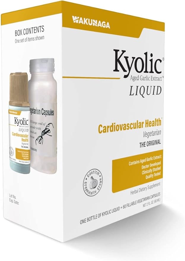 Kyolic Aged Garlic Extract Liquid Vegetarian 2 Ounce 60 Refillable