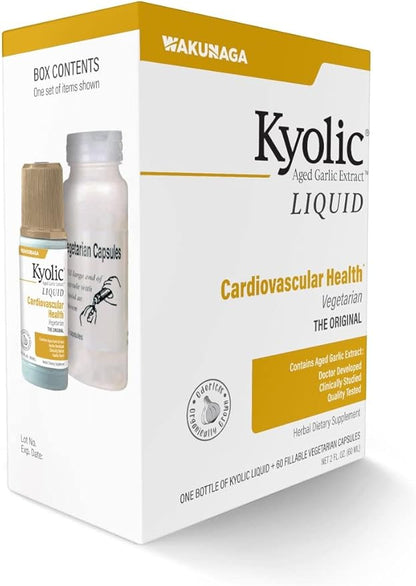 Kyolic Aged Garlic Extract Liquid Vegetarian 2 Ounce 60 Refillable