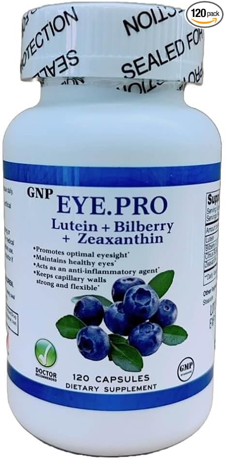 Eye Pro-Lutein, Billberry & Zeaxanthin (120