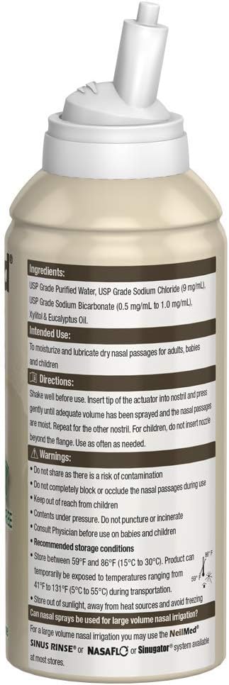 NeilMed Nasamist Saline Spray with Xylitol, 4.4 Ounce 1)