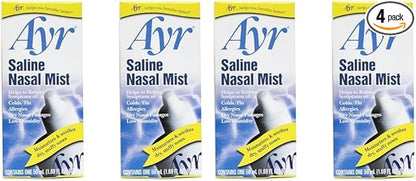 AYR Saline Nasal Mist, 1.69-Ounce Spray 2 Count 2)