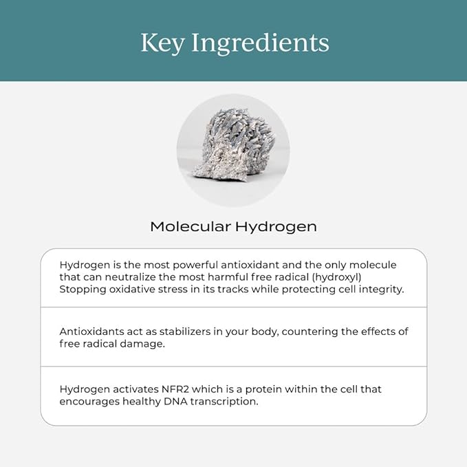 CYMBIOTIKA Molecular Hydrogen Water Tablets 30 Tablets, 12 ppm