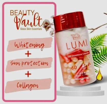 LUMI 24H Glutathione Capsules (60 Caps) 1 Box