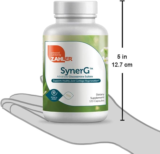 Zahler SynerG, Advanced Glucosamine Sulfate Joint 120 Capsules