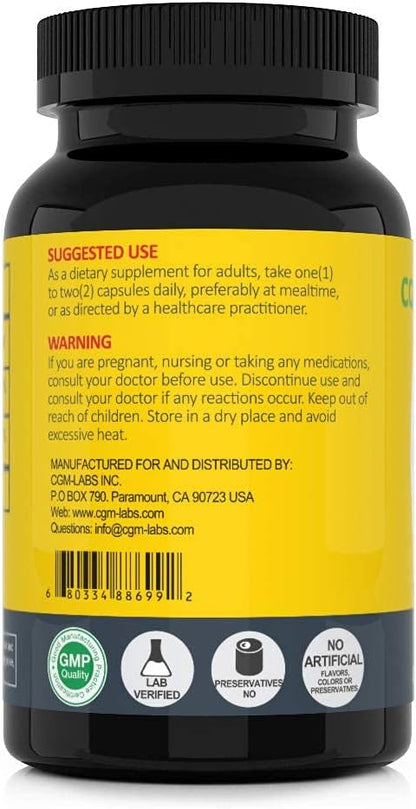 Non Acidic Vitamin C Dietary Supplement 1500mg with 100 Caps