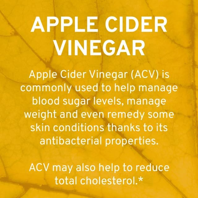 TRIO NUTRITION Apple Cider Vinegar Capsules with Multi-Strain Probiotics - Natural Sugar Free ACV Capsules with The Mother for Gut Health, Immunity, Body Cleanse & Healthy pH*