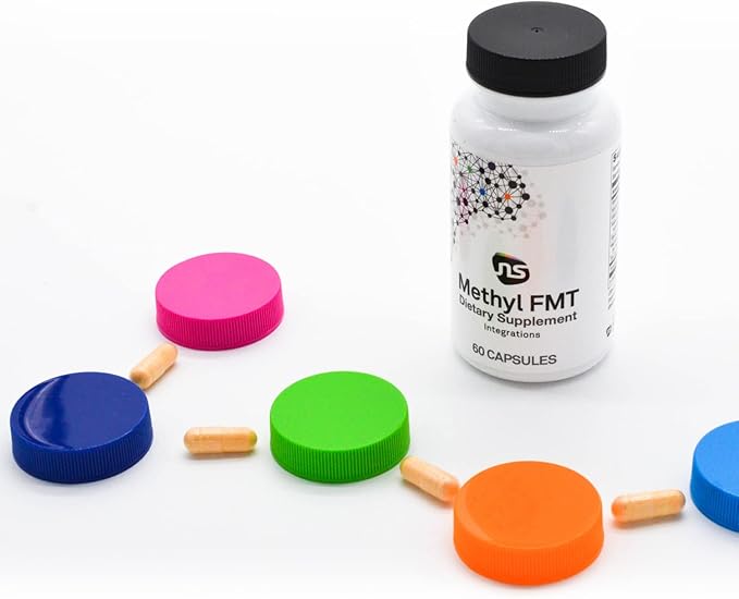 NeuroScience Methyl Folate Supplement for Men, Women & Kids - Methyl FMT Brain Supplement for Immune Support & Adrenal Health - Aid Comfortable Methylation Support - Vitamin B6 & More (60 Capsules)