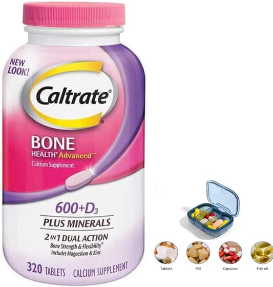Calt-Rate 600mg + D3 with Plus Zinc,320 Count
