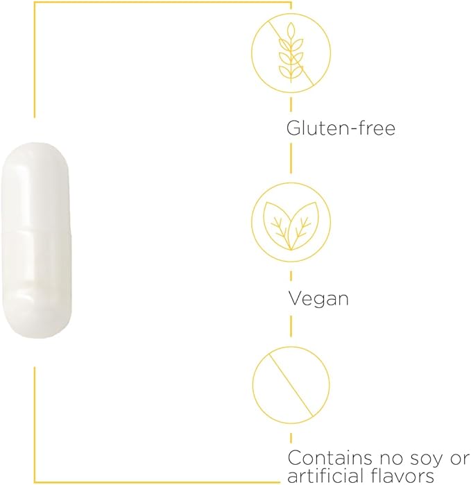 Integrative Therapeutics L-Theanine - L-Theanine to Support a Relaxed State* - Healthy Stress Response* - Vegan & Gluten-Free Amino Acid Supplement - 200 mg, 60 Capsules