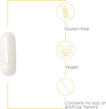 Integrative Therapeutics L-Theanine - L-Theanine to Support a Relaxed State* - Healthy Stress Response* - Vegan & Gluten-Free Amino Acid Supplement - 200 mg, 60 Capsules