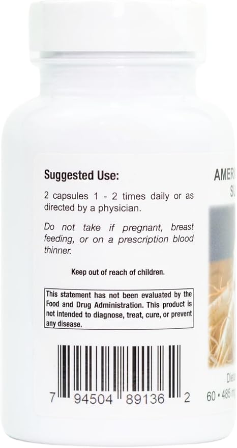 Supreme Nutrition American Ginseng, 60 Pure