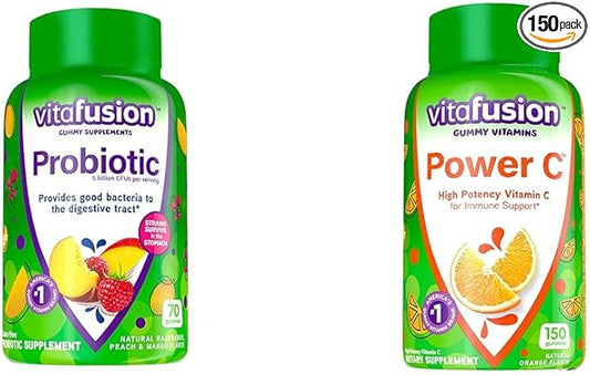 Vitafusion Probiotic and Vitamin C Gummy 70 Count 150 Count
