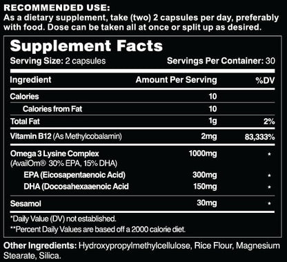 Leviathan Fish Oil Omega 3 Capsules 3 Fish