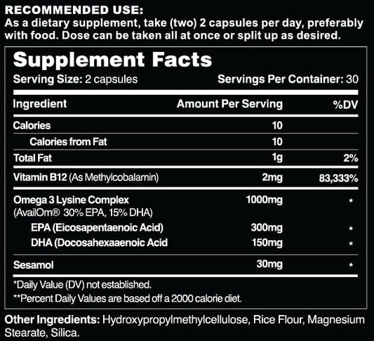 Leviathan Fish Oil Omega 3 Capsules 3 Fish