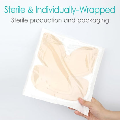 Heel Silicone Foam Dressing Heel Ulcer 8"x 8" 8" (Pack 1)