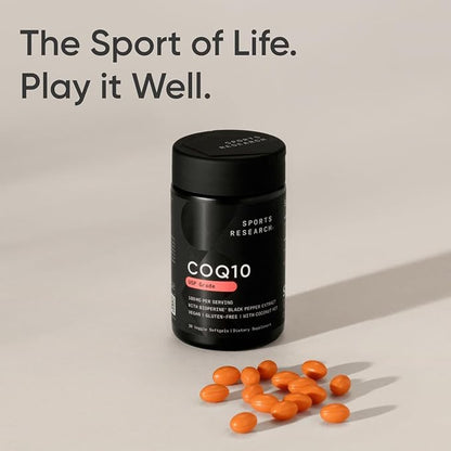 Sports Research Vegan CoQ10 100mg 30 Count