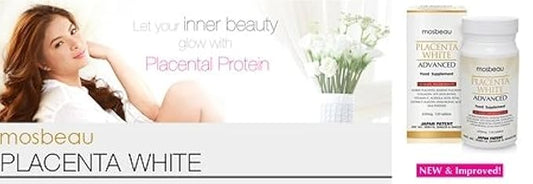 Placenta White Advanced Supplement for Skin 2015 Japan (120 Tablets)