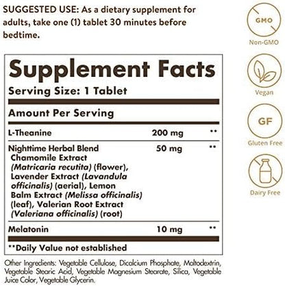 Solgar Triple Action Sleep, 90 Tri-Layer Tablets 90 Servings