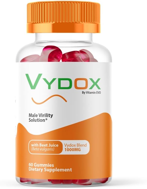 Vydox Gummies, Vydox Plus Daily Health Supplement, Complete Formula for Overall Health to Support Performance, All-Natural Solution Gummys, Vy DOX Gomitas Reviews (60 Gummies) 1 Month Supply
